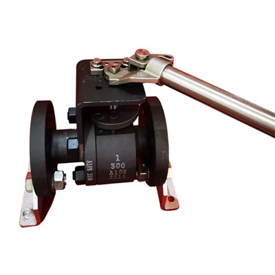 Våråterflödesflänsbollventil